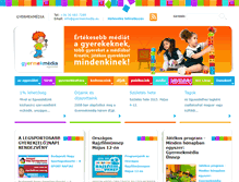 Tablet Screenshot of gyermekmedia.eu